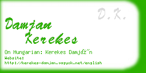 damjan kerekes business card